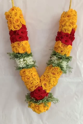 Mixed Button rose Closed garland(MBR-CLO-01-D)