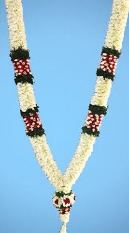 Exchane garlands -Lilly-Green leaves(EX-01-D)