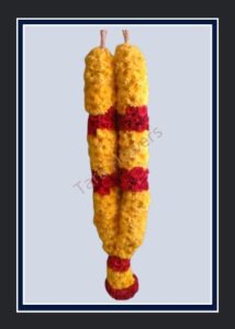 Sevvanthi/Half Marigold And Button Rose Garland(SYB-P01)