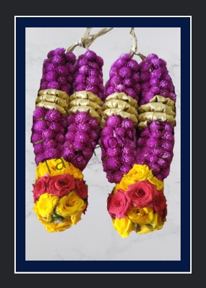Vadamalli Button Rose Garland(VBR-P01)