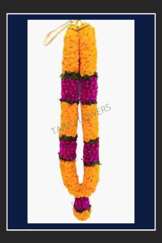 Vadamalli and Yellow Button Rose Garland(VBR-P02)