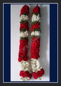 Lilly and Button Rose Temple Garland(TG-LBR104)
