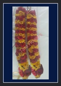 Button Rose Temple Garland(TG-BR102)