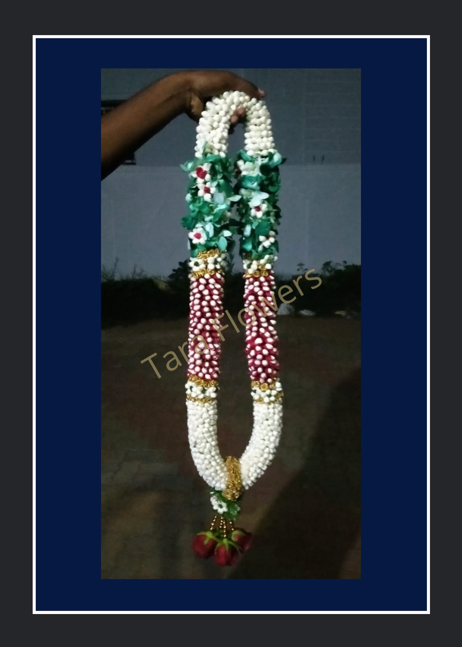 Jasmine & Rose petals Garland(SO-JG112)