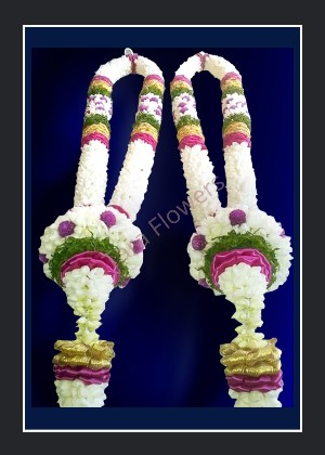 Jasmine & Vadamalli with Fabric Garland(SO-JG111)